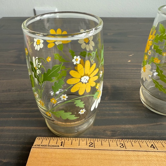 2 x vintage glass juice cup - Picture 5 of 9